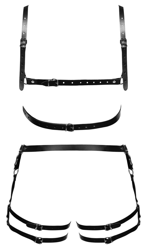 Leder Herren Harness Set M/L