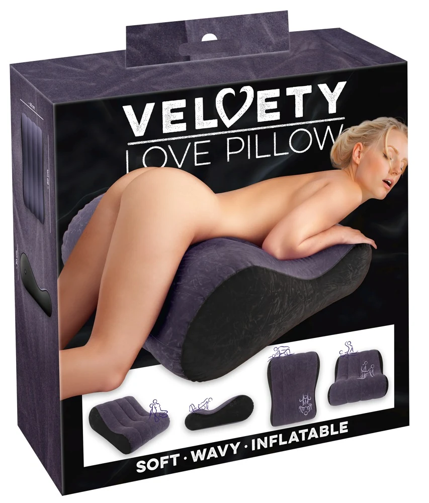 Inflatable Velvety Love Pillow