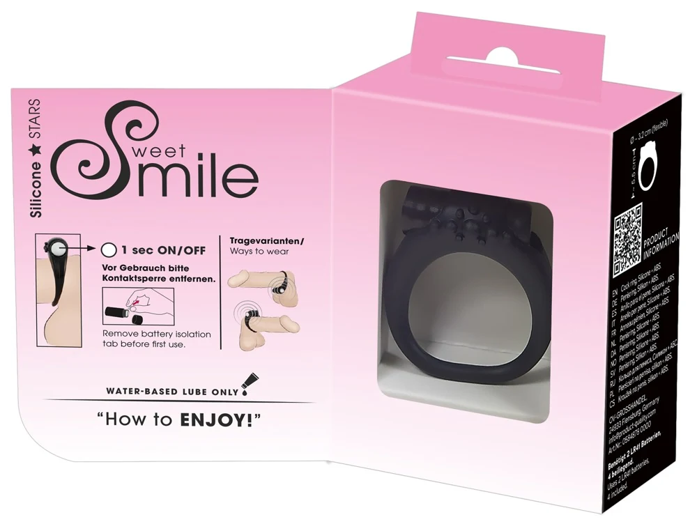 Sweet Smile Vibrating cock rin