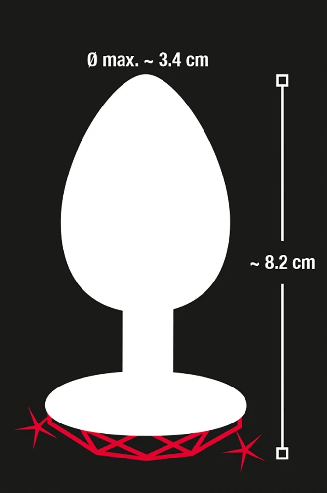 Diamond Anal Plug medium