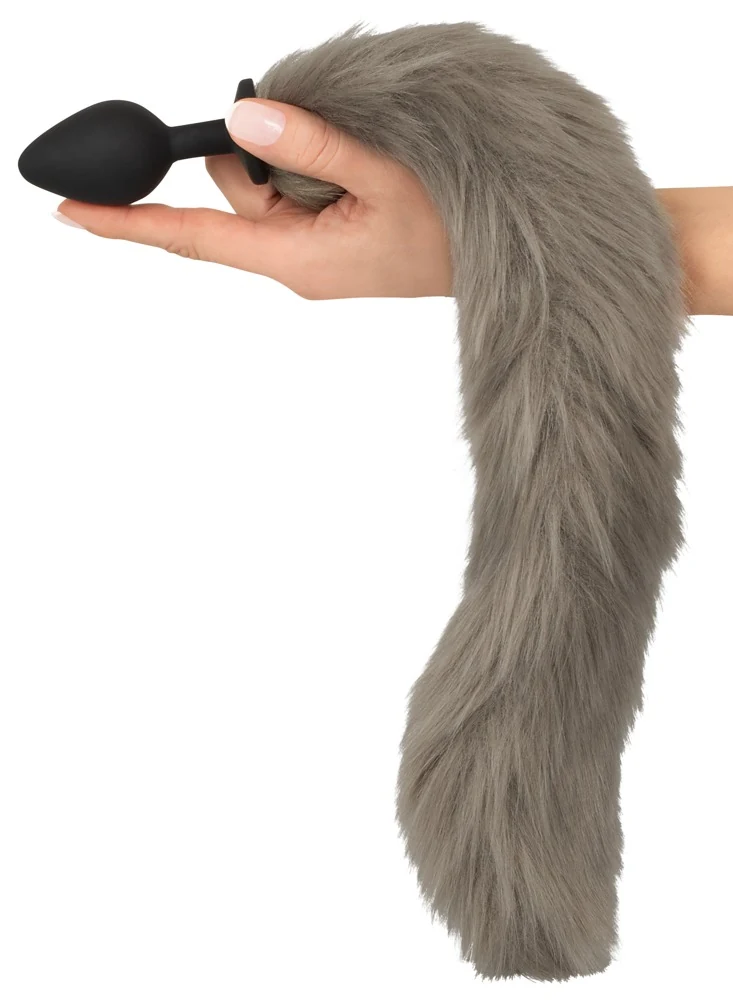 Fluffy Tail Grey