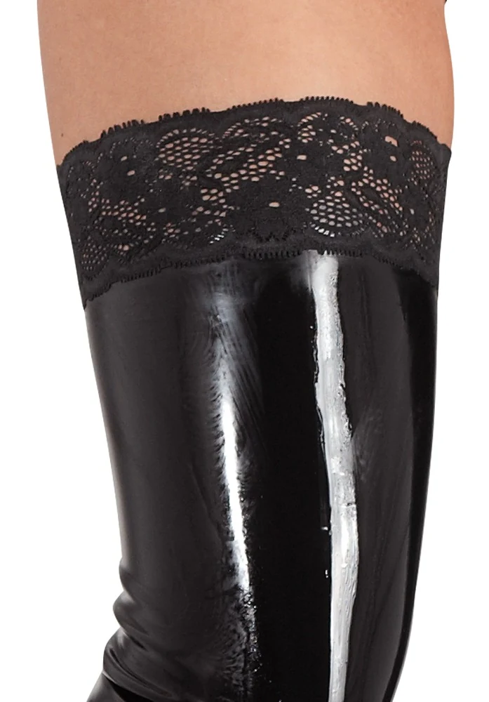Latex Strümpfe Lace M