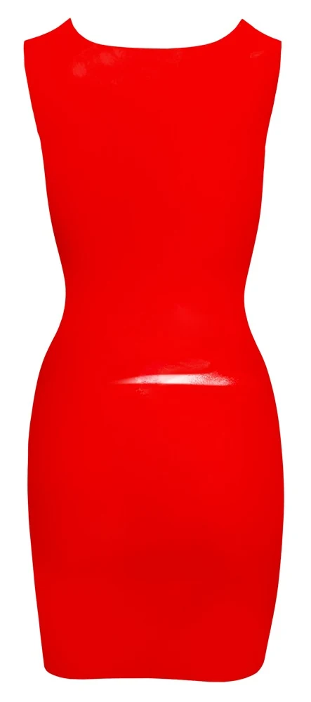 Latex Minikleid rot S