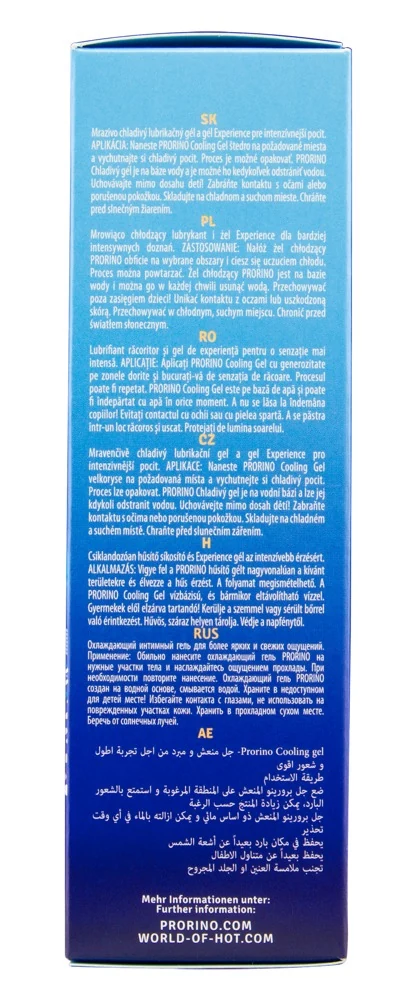 PRORINO Cooling Gel Soft 100ml