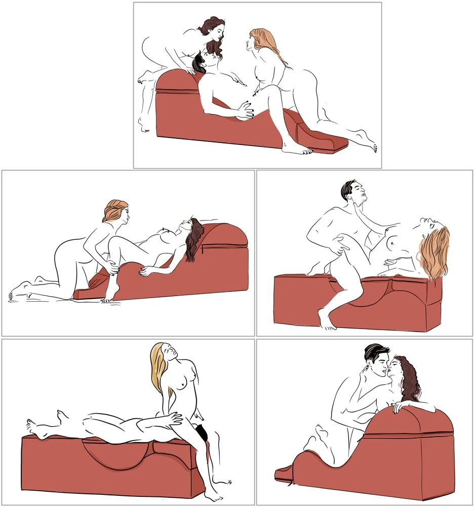 Aria Flip Chaise Black 22"