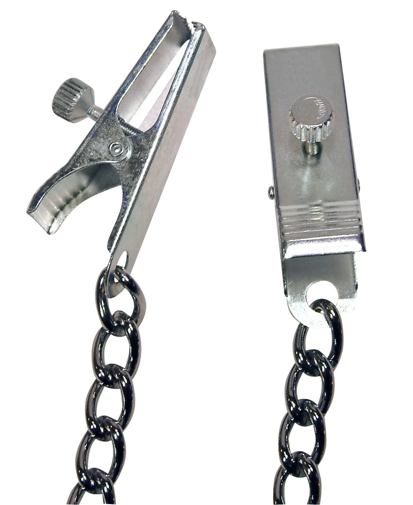 Nipple Clamps with Metal Chain