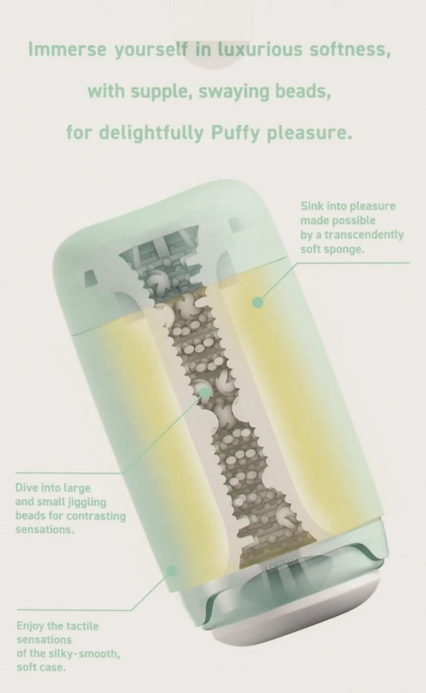 Tenga Puffy Mint Green