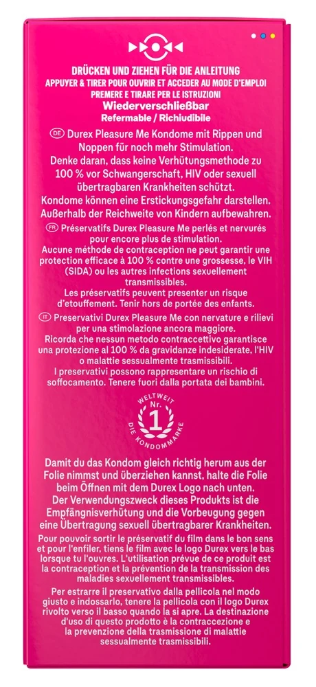 Durex Pleasure Me 40er