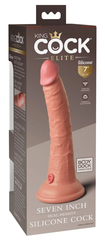 King Cock Elite 7 Dual Density Cock Light