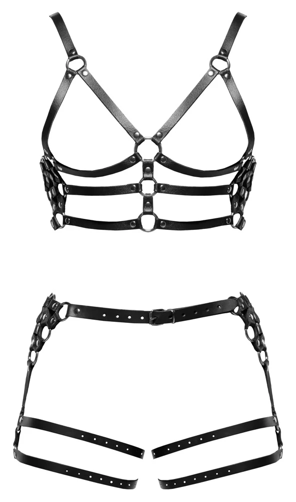 Leder Herren Harness Set M/L