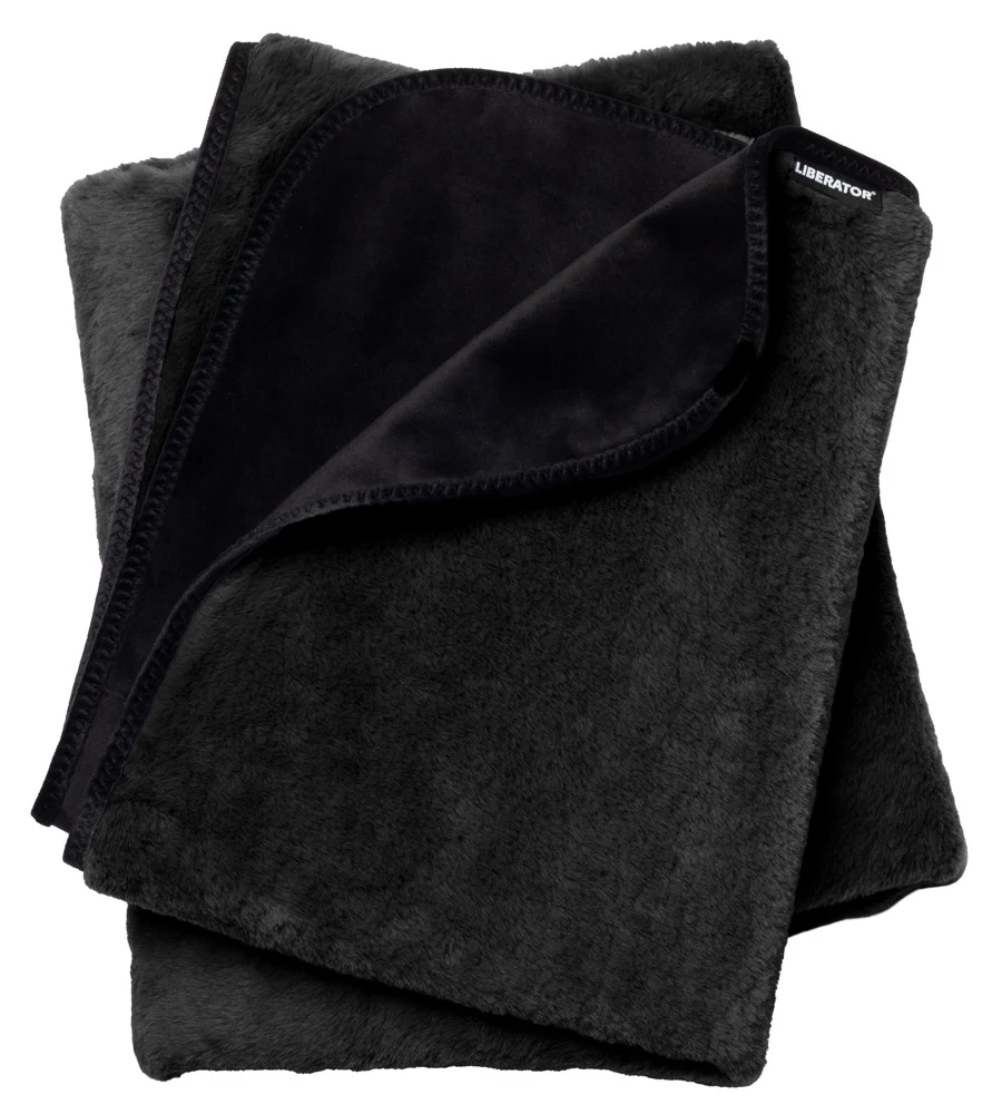 Faux-Fur Fascinator Black