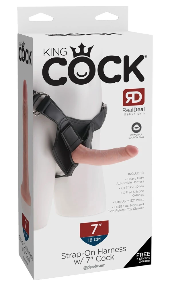 King Cock Strap-On with 7 Cock Light