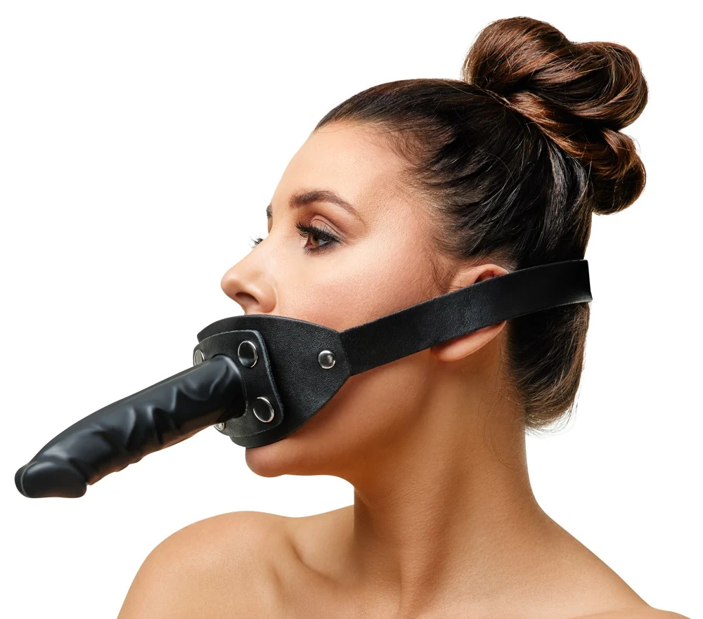 Leder Mundknebel Penis