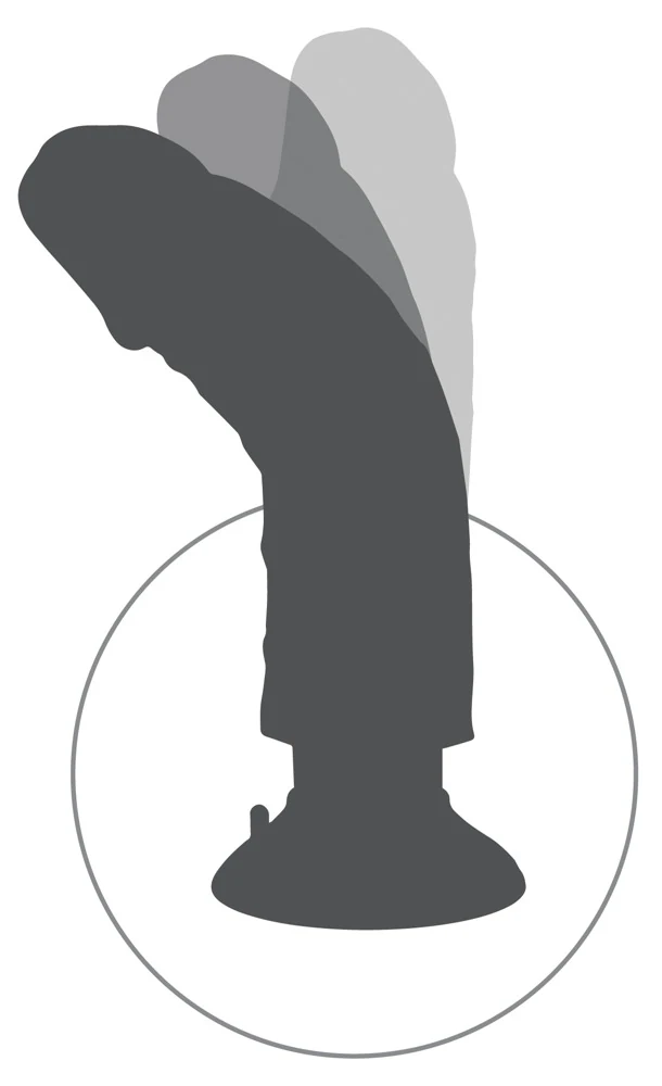 King Cock 8 Vibrating Cock Light