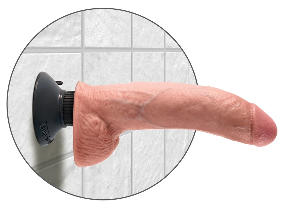 King Cock 9 Vibrating Cock with Balls