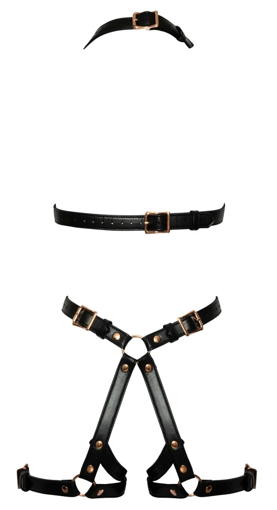 Bad Kitty Harness S/M rosé