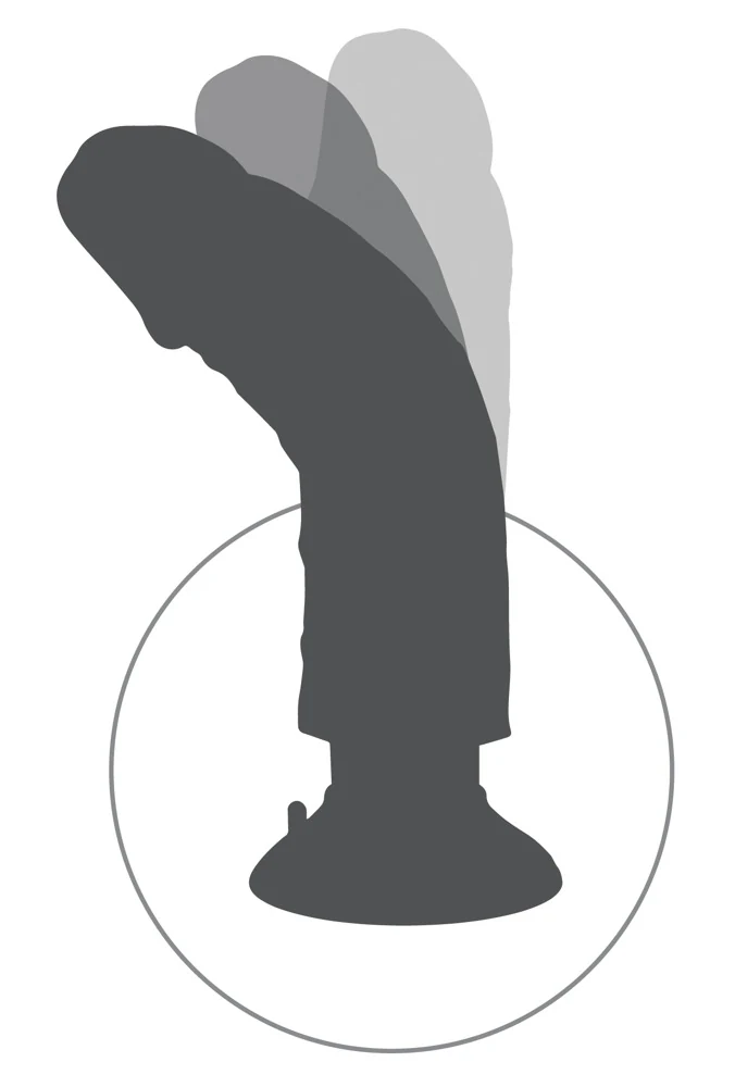 King Cock 7 Vibrating Cock Light