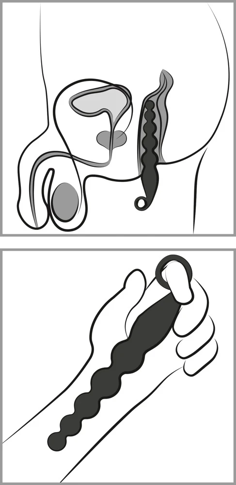 ANOS Anal beads with vibration