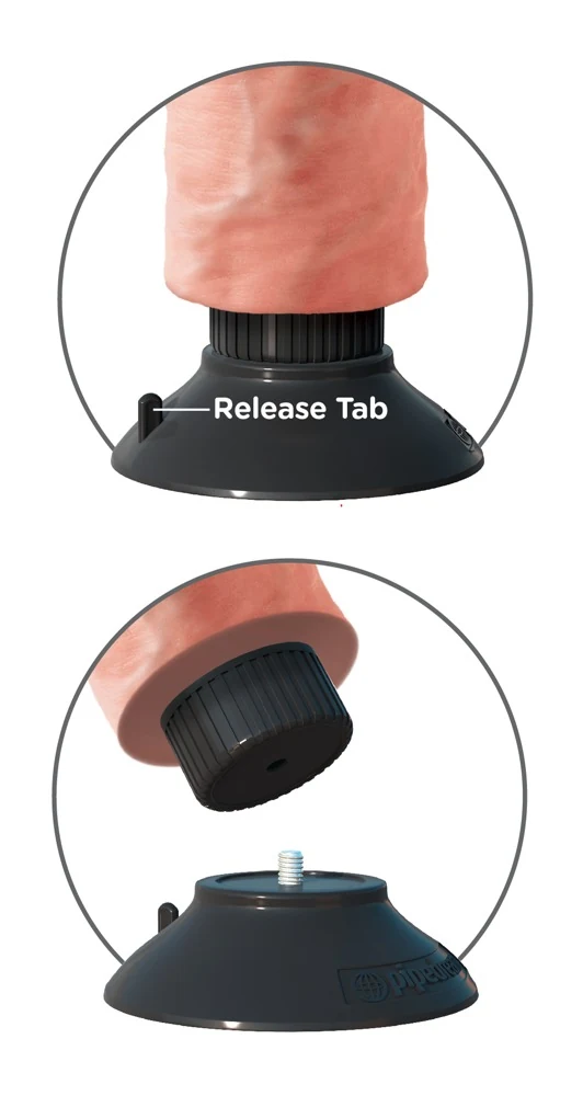 King Cock 8 Vibrating Cock with Ball