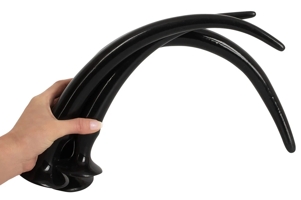 Super Long Anal Plug Set black
