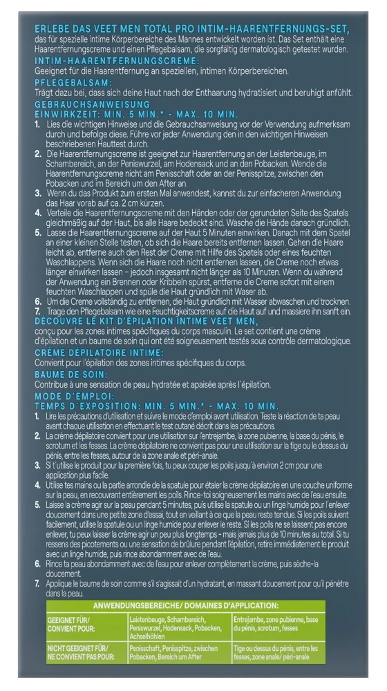 Veet Men Haarentfernungsset