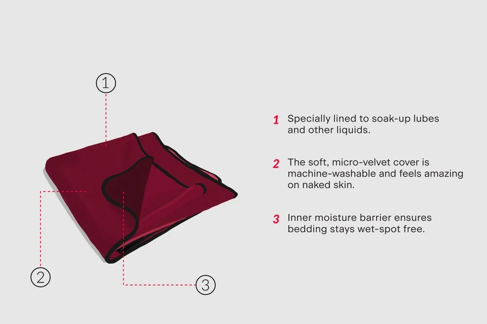 Fascinator Throw Red