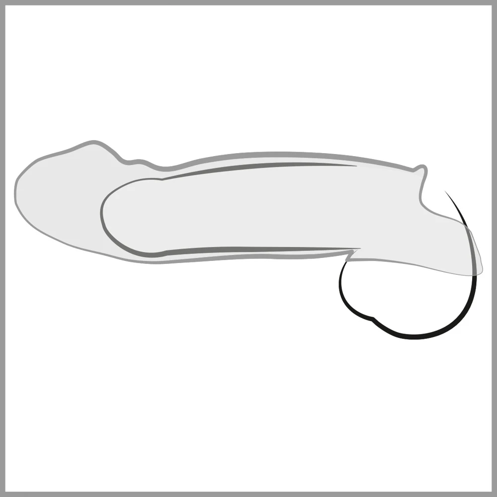 Crystal Clear Penis Sleeve wit