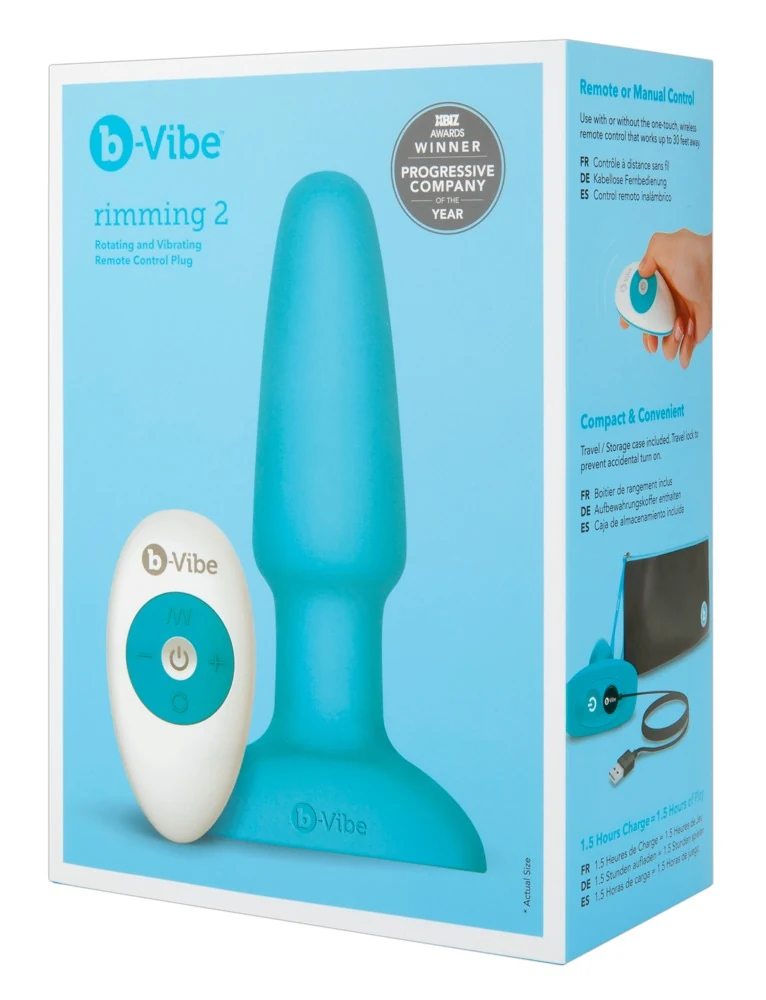 b-Vibe rimming Plug 2 Blue