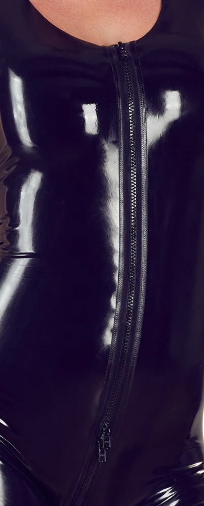 Latex Catsuit schwarz L