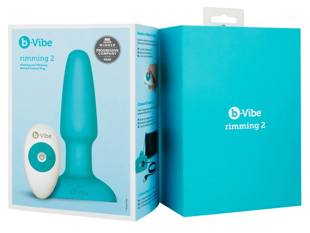 b-Vibe rimming Plug 2 Blue