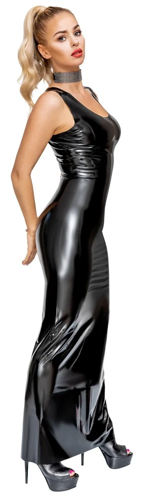 Latex Kleid lang XL
