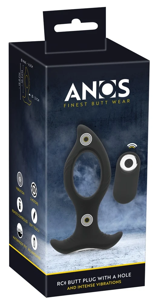 ANOS RC Butt Plug mit Öffnung