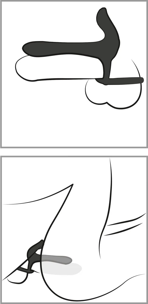 Black Velvets Couples Vibrator