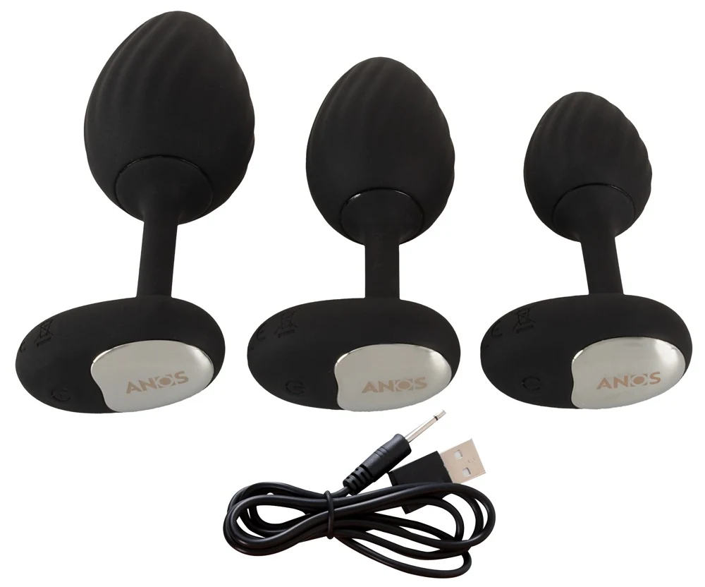 ANOS Vibrating Butt Plug Train