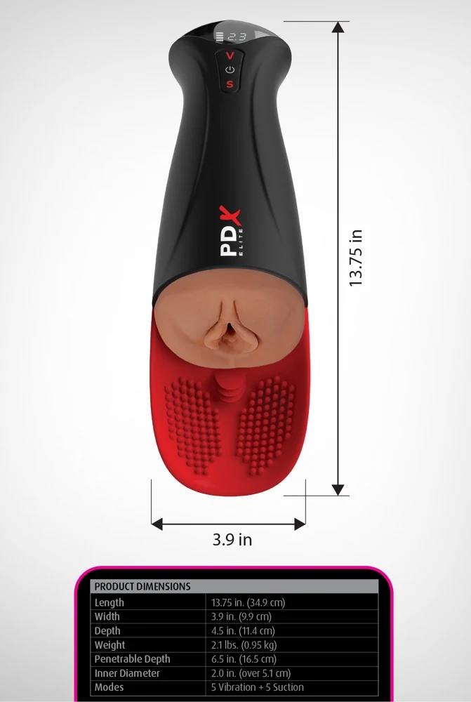 PDXE Fuck-O-Matic Pro XL Brown