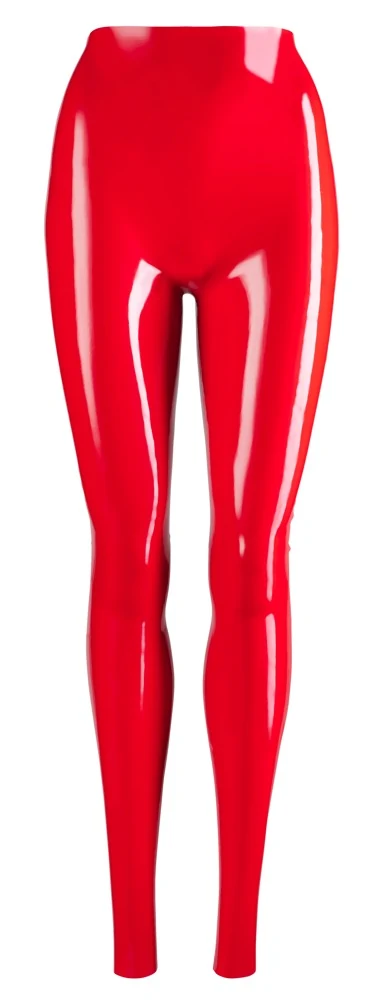 Latex Leggings rot XL