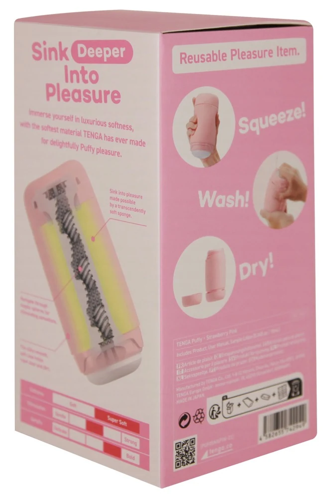Tenga Puffy Strawberry Pink