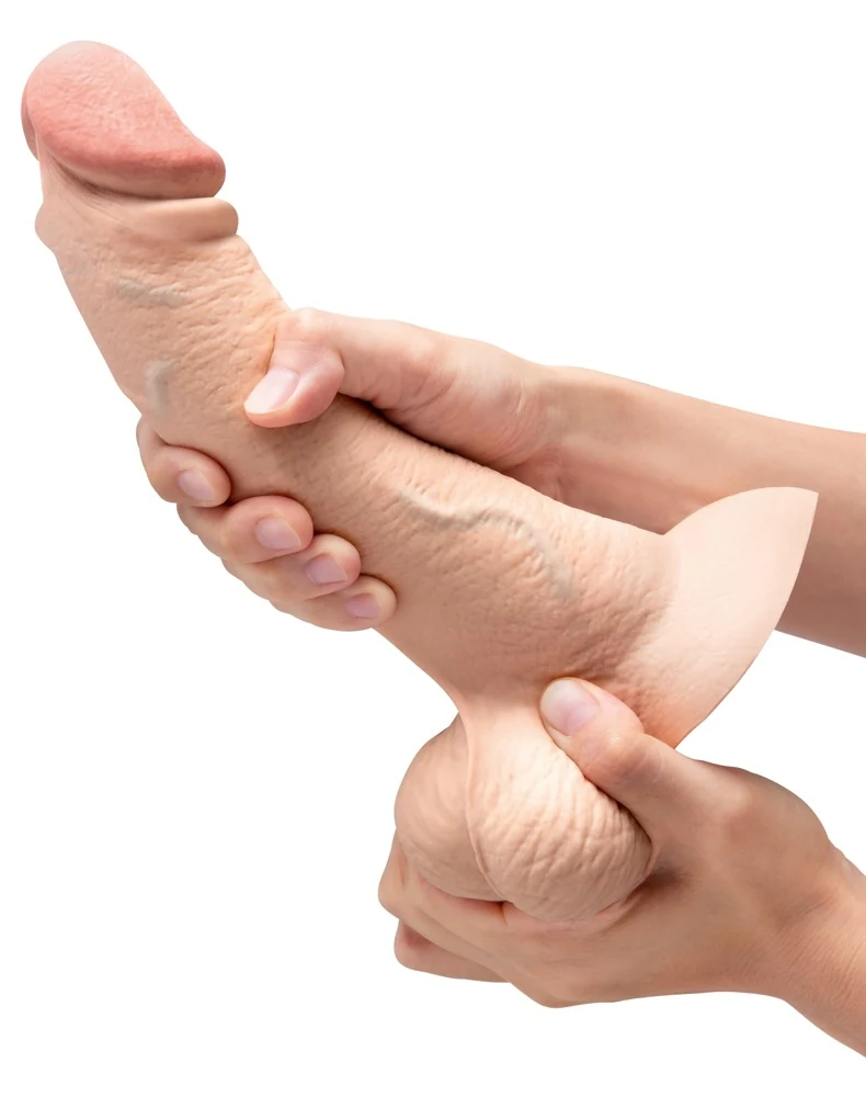 b-Vibe Slipskin 9" Curved Crea