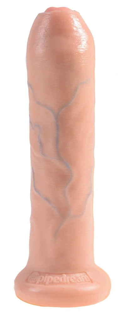 King Cock 7 Uncut with Strap-On Ligh