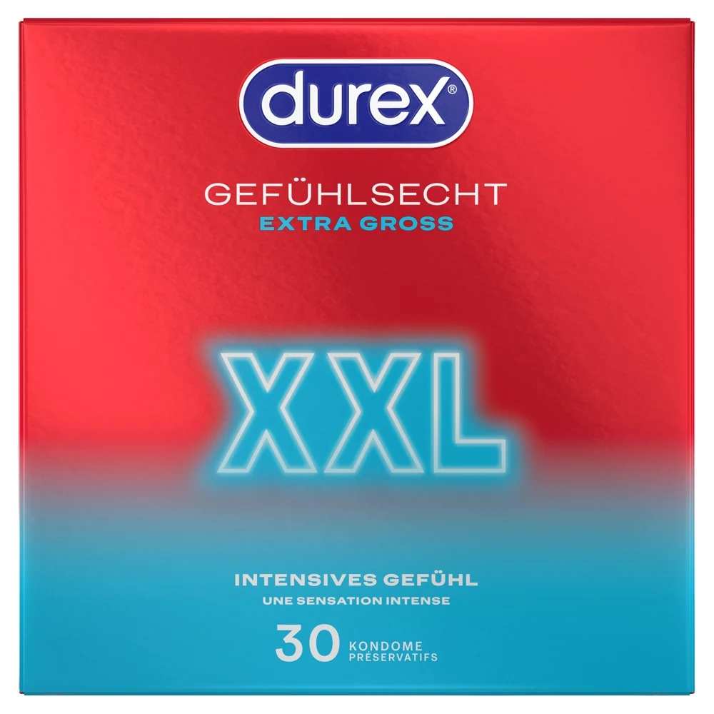 Durex Gefühlsecht extra groß30