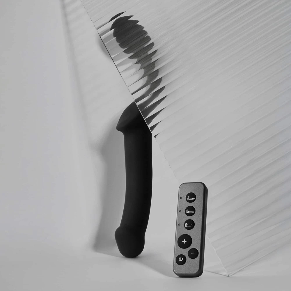 Vibrating Strap-On M Black