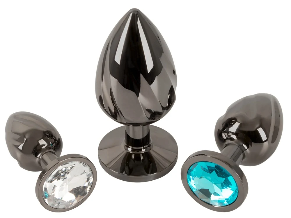 ANOS Metal Butt Plug Set Diamo