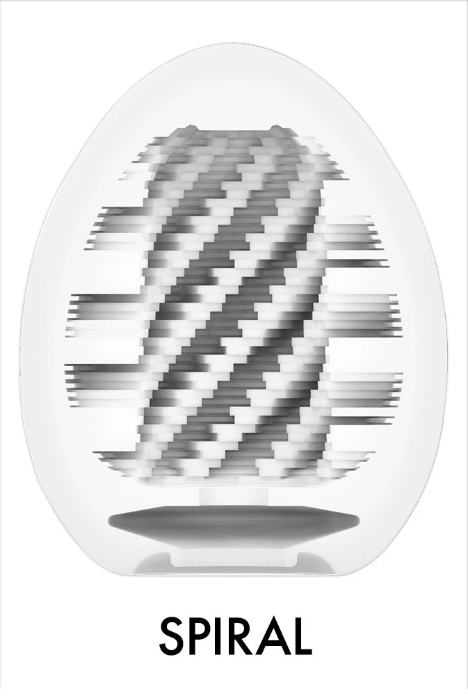 Tenga Egg Spiral Hard B. 6er