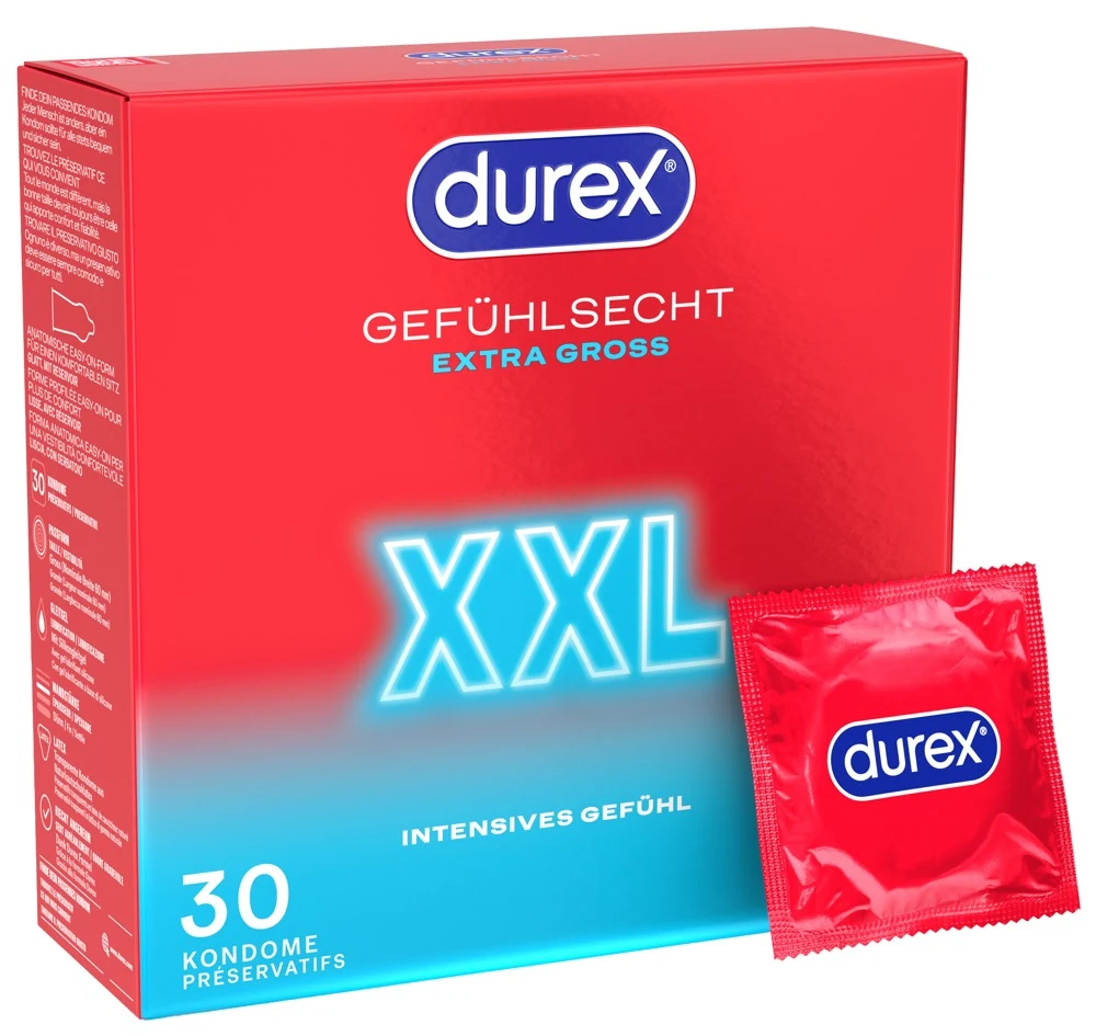 Durex Gefühlsecht extra groß30