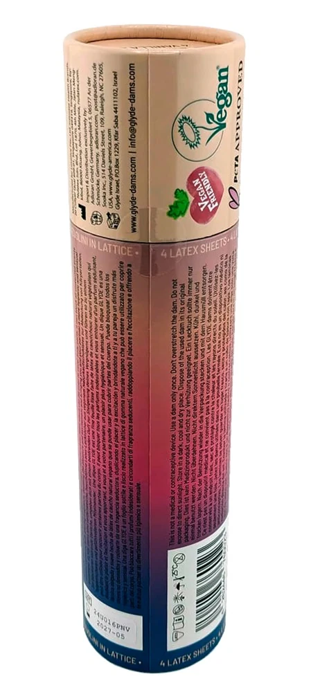 GLYDE Dams Lecktuch Vanille 4