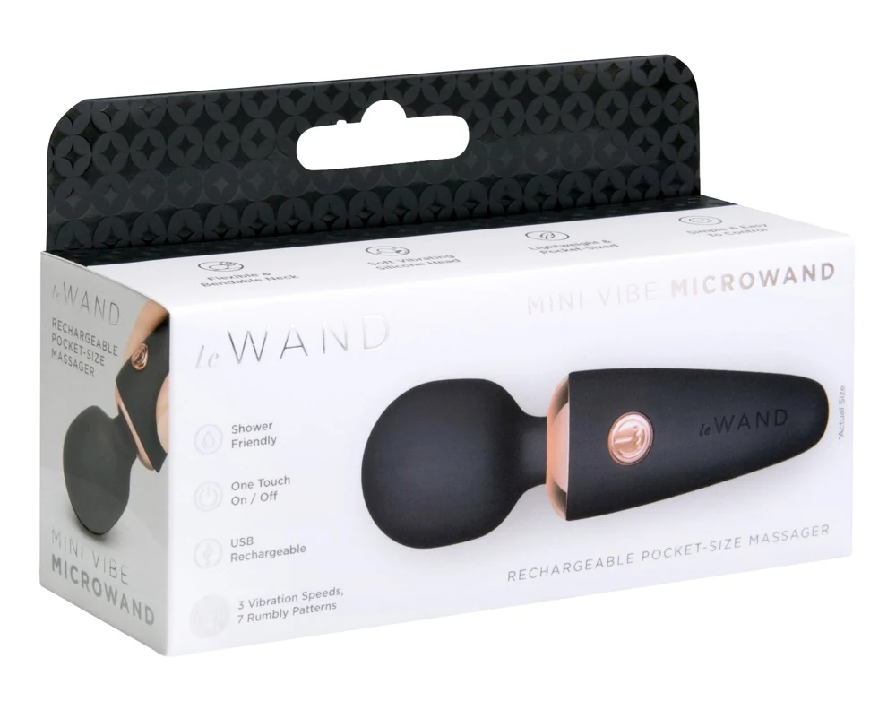le Wand Mini Microwand Black