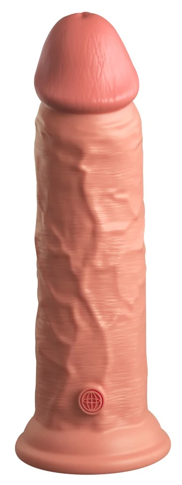 King Cock Elite 8 DD Vibrating Cock Light