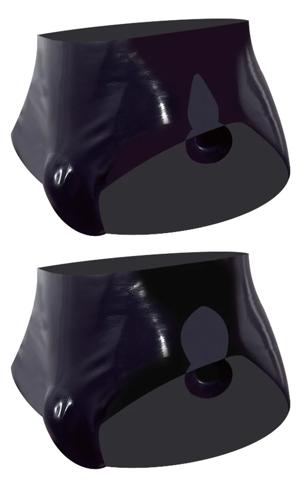 Latex Herren Slip Plug L