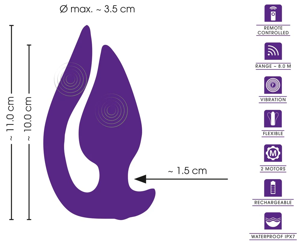 Smile RC 2in1 Plug & Panty Vib