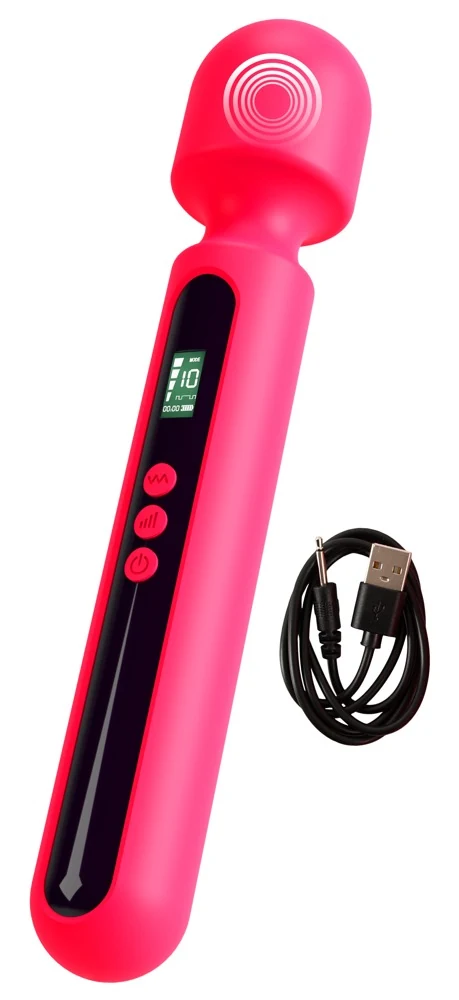 Pink Sunset Wand Vibrator Disp